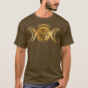 T-shirt Triple Lune Arbre de vie Ornement