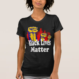 T-shirt Triple Poing Black Lives Matt BLM