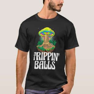 T-shirt Trippin Balls Champignons Femmes Magie Psilocybin 