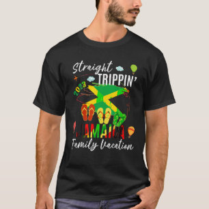 T-shirt Trippin droit Jamaïque Famille vacances vacances v