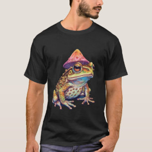 T-shirt Trippy Grenouille Magique Champignons Amphibien Ps