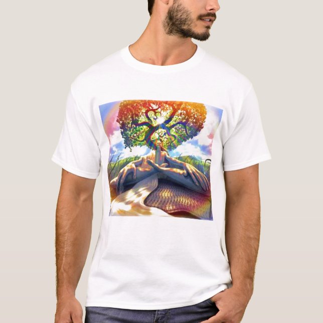 T-shirt trippy-homme-arbre (Devant)