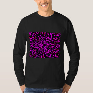 T-shirt Trippy psychédélique violet Motif coloré