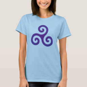 T-shirt Triskele pourpre