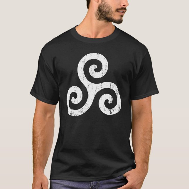 T-shirt Triskelion Irish Symbol (Devant)