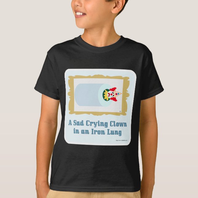 T-shirt Triste Clown en Pleurant (Devant)