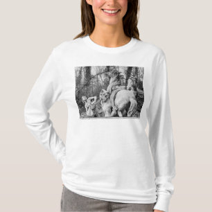 T-shirt Tritons toilettant deux chevaux du soleil