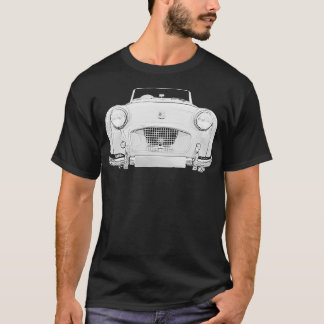T-shirt Triumph TR2 années 1950 classique britannique mono