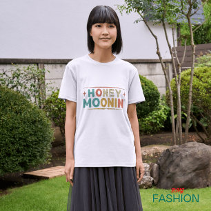 T-shirt TRIXIE Rétro Années 70 Mariée en Lune de Miel 