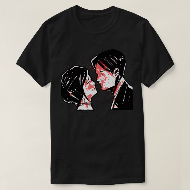 T-shirt Trois applaudissements pour la revanche douce (Design devant)