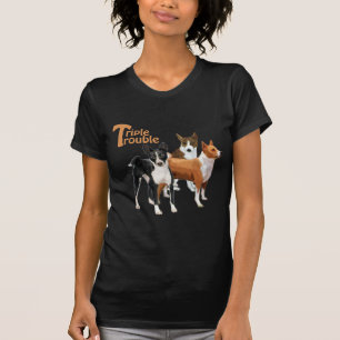 T-shirt trois basenjis