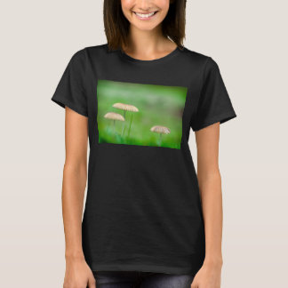 T-shirt Trois beaux champignons sauvages dans un champ d'a