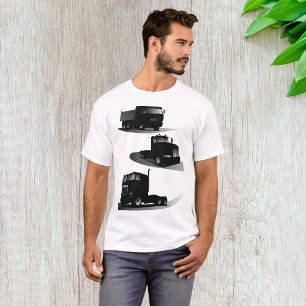 T-shirt Trois Camions noirs
