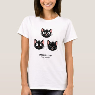 T-shirt Trois chats espiègles