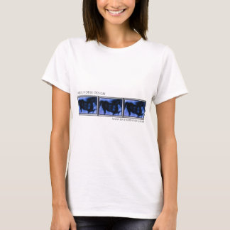 T-shirt Trois chevaux noirs