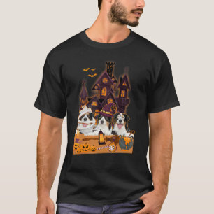 T-shirt Trois Chiens Bergers Australiens sorcier maman eff