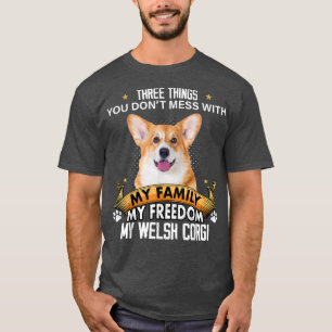 T-shirt Trois Choses Que Vous N'Avez Pas Mal Avec Welsh Co