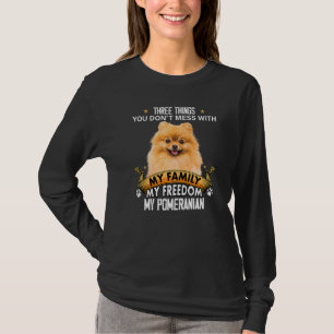 T-shirt Trois choses que vous ne manquez pas avec le Chien