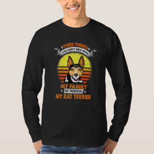 T-shirt Trois Choses Que Vous Ne Manquez Pas Avec Rat Terr