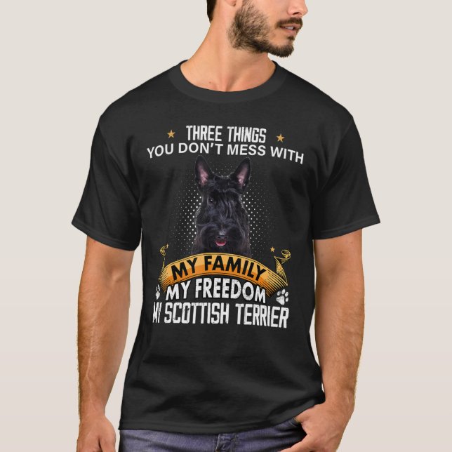 T-shirt Trois choses que vous ne manquez pas avec Scottish (Devant)