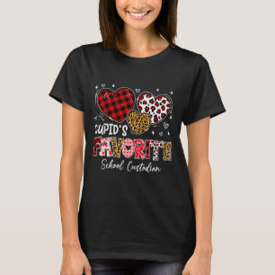 T-shirt Trois cœurs la préférée des Cupidons concierge de