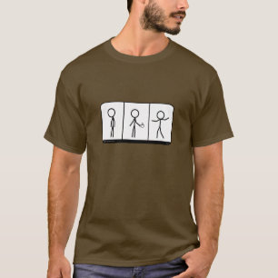 T-shirt Trois étapes de la chemise à café