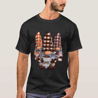 T-shirt Trois Gnomes de Café Gnome Café Café Gnome