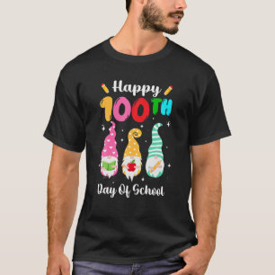 T-shirt Trois Gnomes Joyeux 100E Jour De Professeur À L'Éc