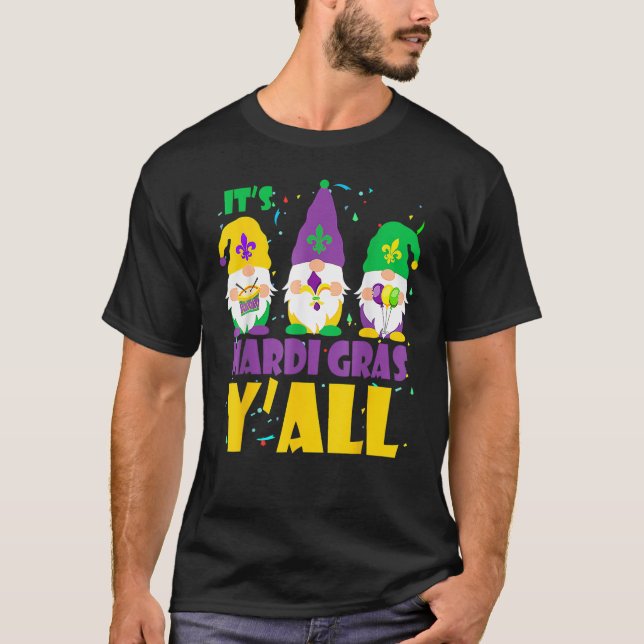 T-shirt Trois Gnomes Mardi Gras 2023 (Devant)