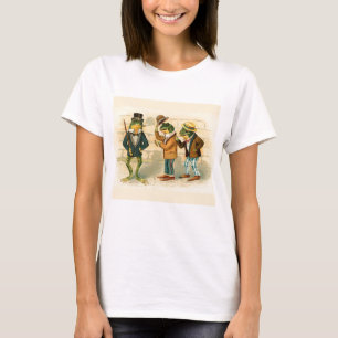 T-shirt "Trois grenouilles sociables "