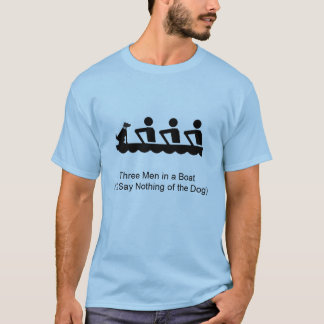 T-shirt Trois hommes dans un bateau