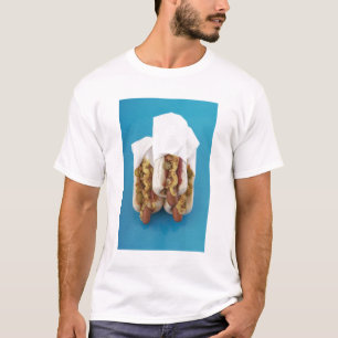 T-shirt Trois hot-dogs en petits pains