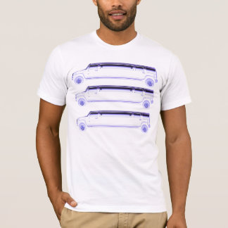 T-shirt trois Hummer de limousine