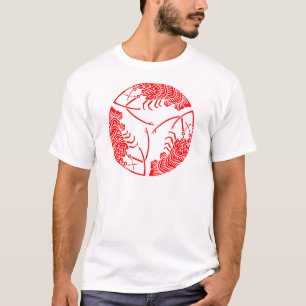 T-shirt Trois langoustes épineuses tête à queue