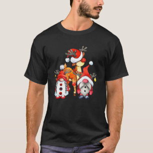 T-shirt Trois lutins de jardin suédois Tomtes scandinaves