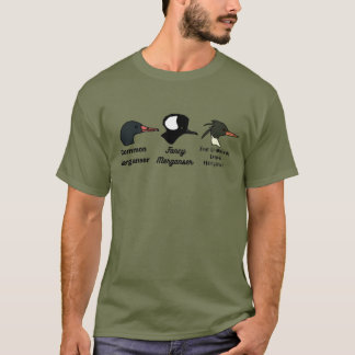 T-shirt Trois Mergansers - Chasse au Canard Mato Patos