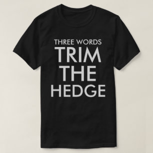 T-SHIRT TROIS MOTS RÉDUISENT LE CADRE