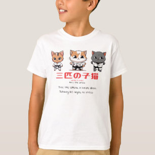 T-shirt Trois Petites Ninja Kitties