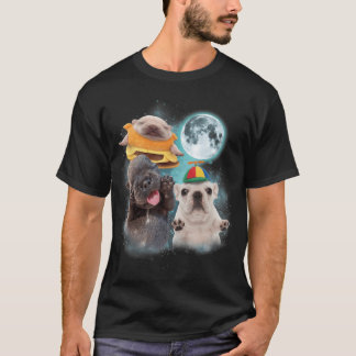 T-shirt Trois Pibble Lune Drôle Pibble Meme pour Hommes Fe