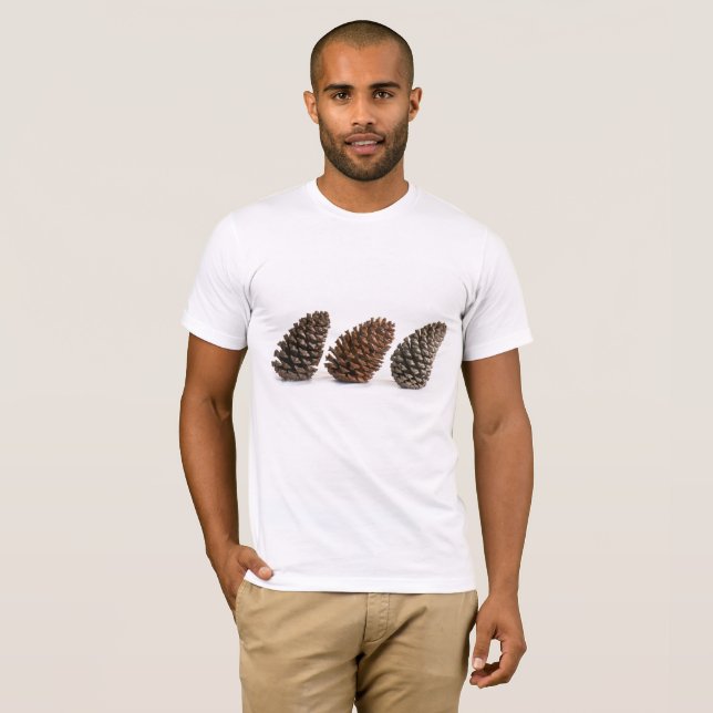 T-shirt Trois pinecones (Devant entier)