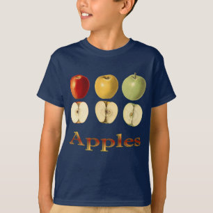 T-shirt Trois pommes ~ Fruit botanique ~ N'importe quelle