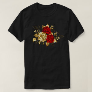 T-shirt Trois Roses de bijoux