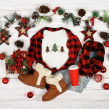 Trois sapins minimalistes de Noël