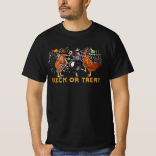T-shirt Trois Sorcières de poulet Halloween Costume Chick