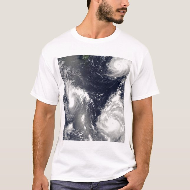 T-shirt Trois typhons différents (Devant)