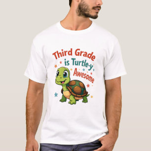 T-shirt Troisième année Tortue-ment Incroyable 3ème Année