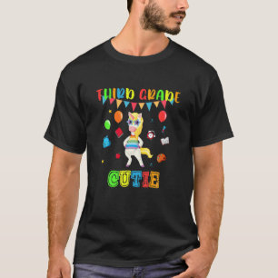 T-shirt Troisième Cutie Premier Jour De L'École, Cute Unic