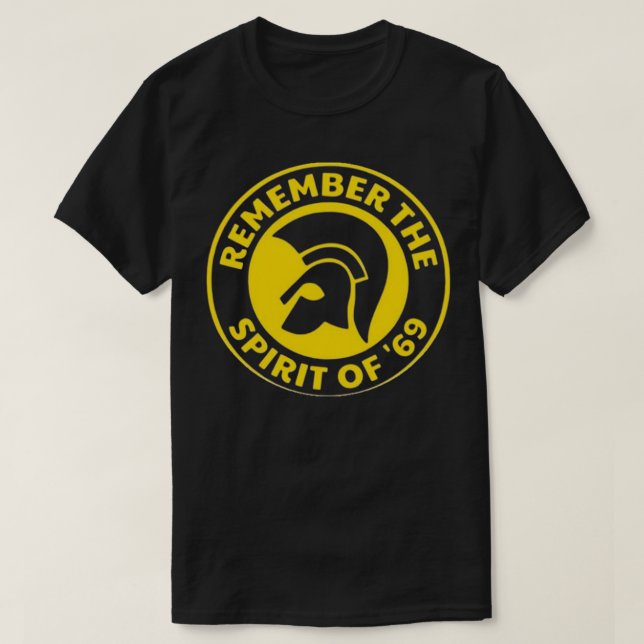 T-shirt trojan mémoriser enregistrements étiquette étiquet (Design devant)