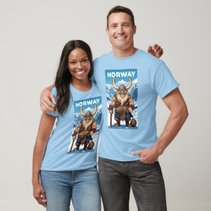 T-shirt Troll norvégien