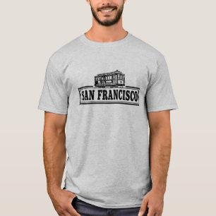 T-shirt Trolley à câble de San Francisco Californie